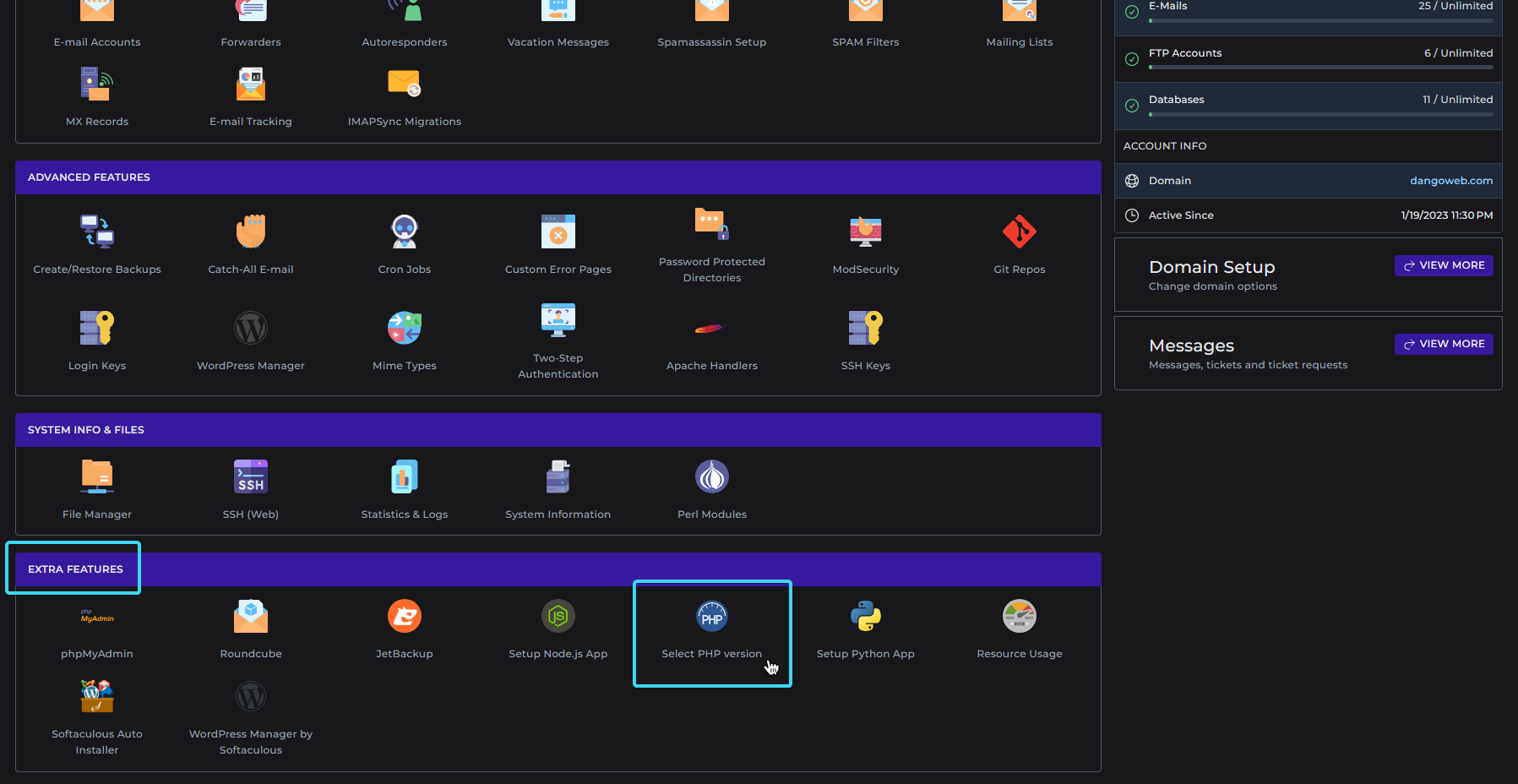 Find PHP Selector