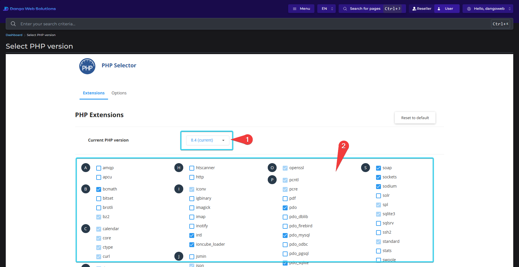 PHP Selector