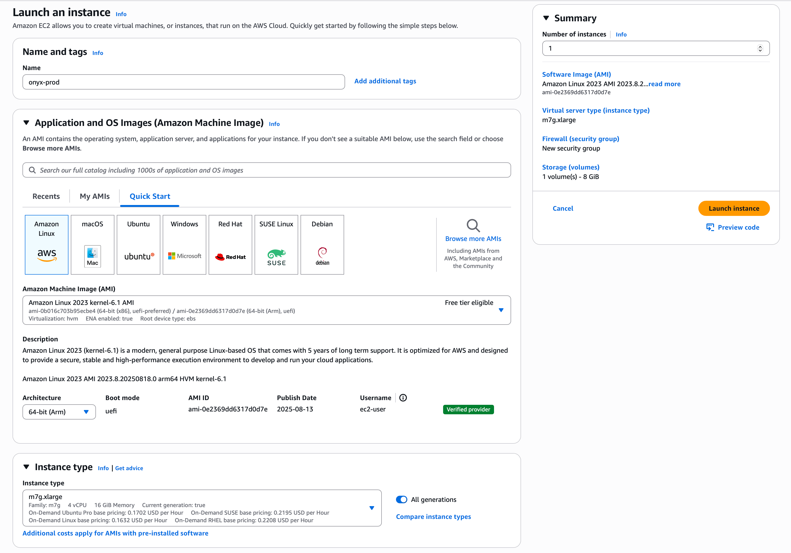 EC2 Instance Creation