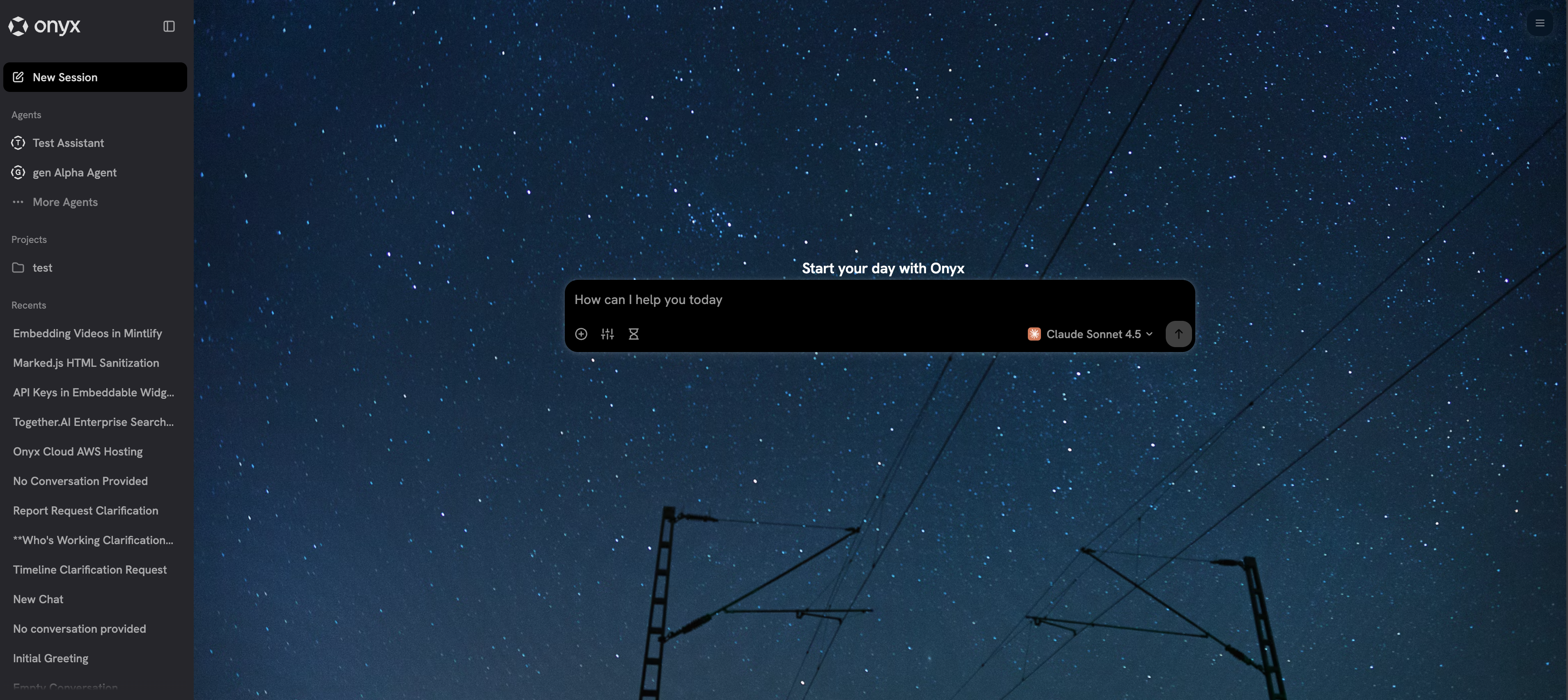 Onyx Chrome Extension Home Page