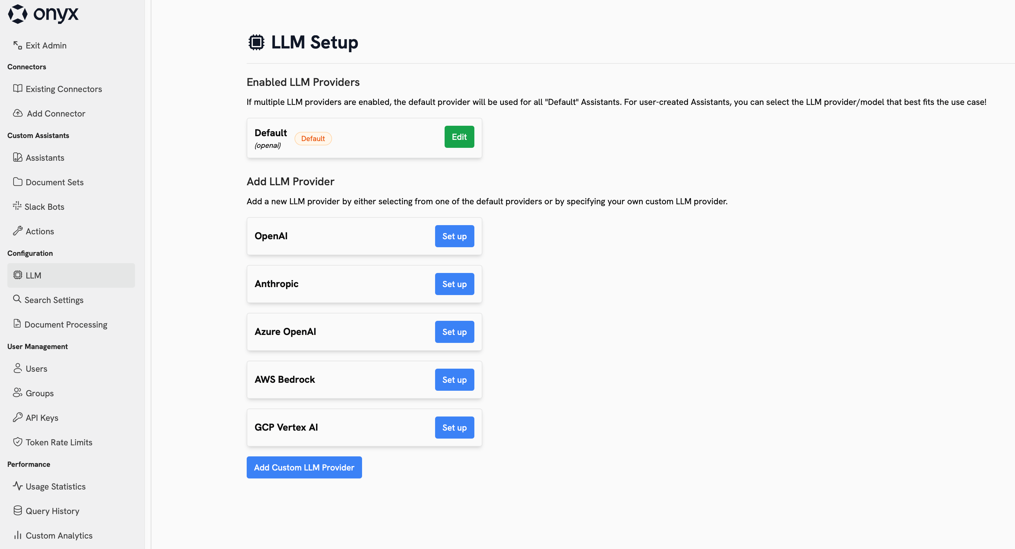 Language Models page overview