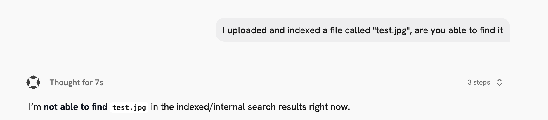 Document Ingestion Test — File Content Not Found
