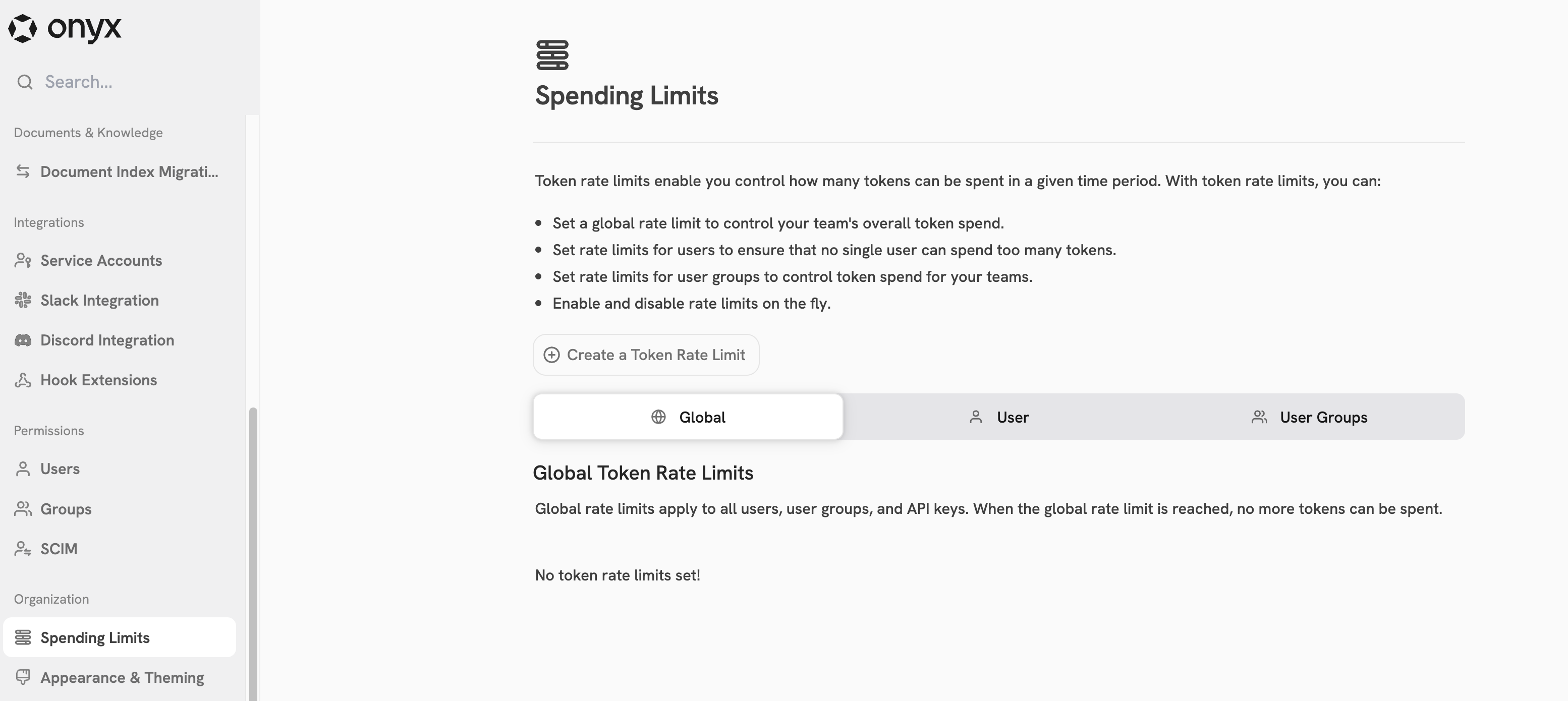 Spending Limits
