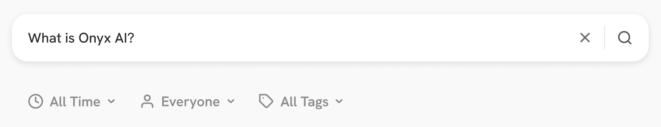 Top Search Filters