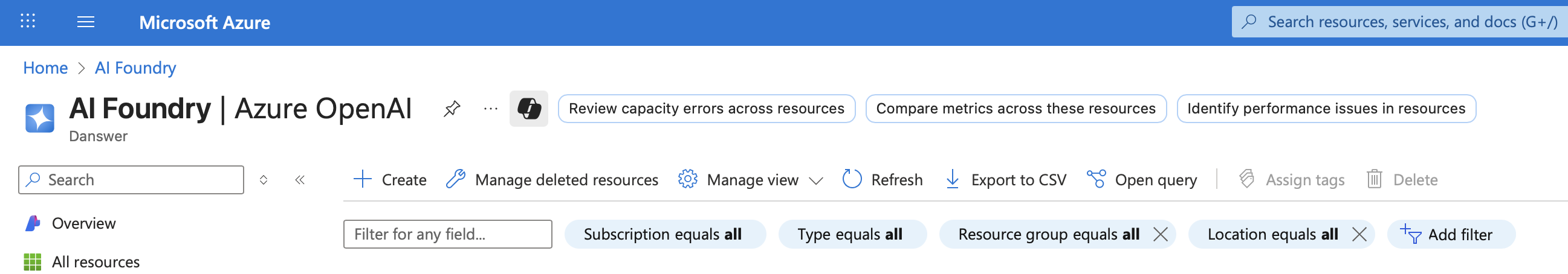 Azure OpenAI Service