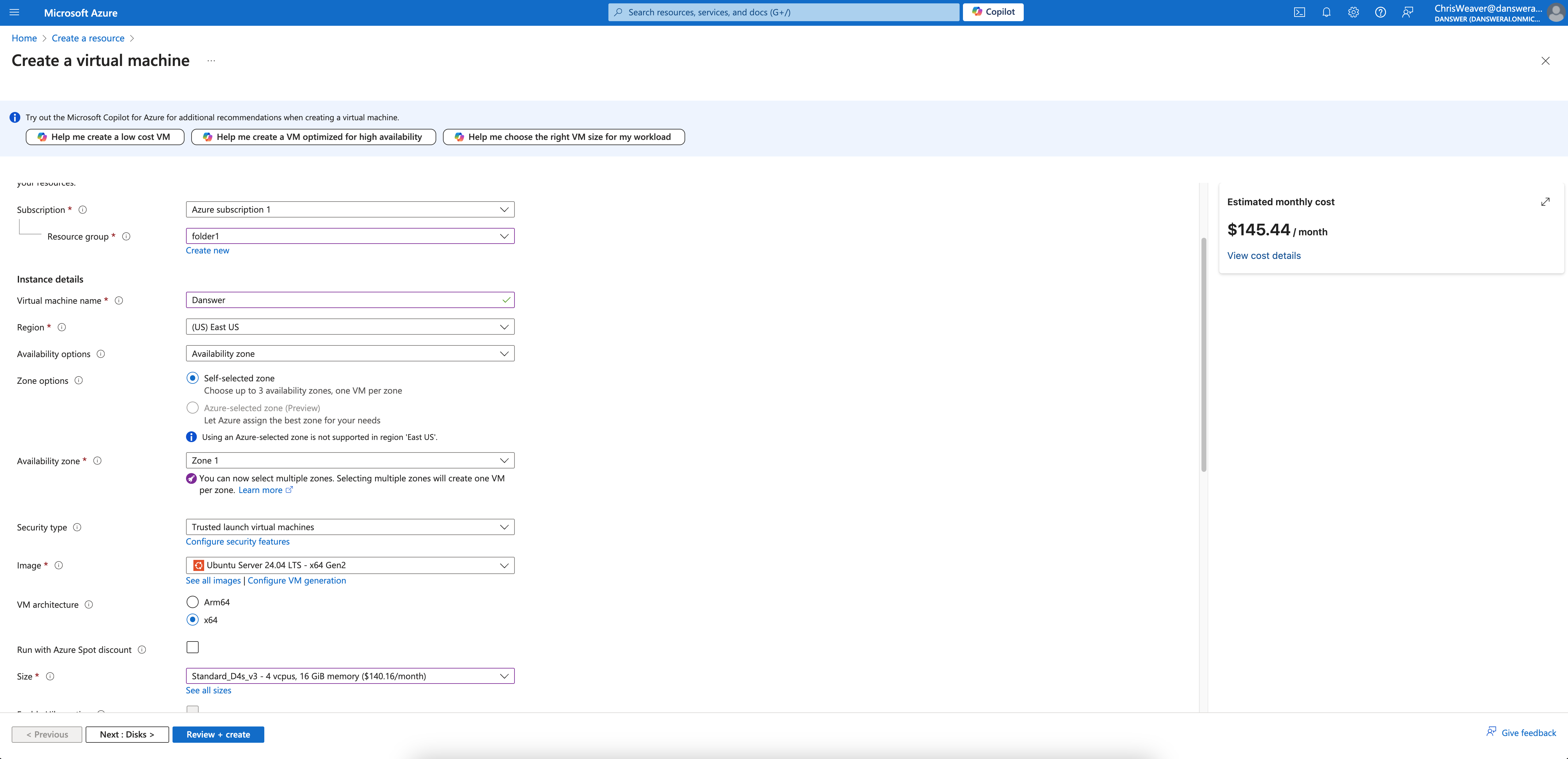 Instance Settings