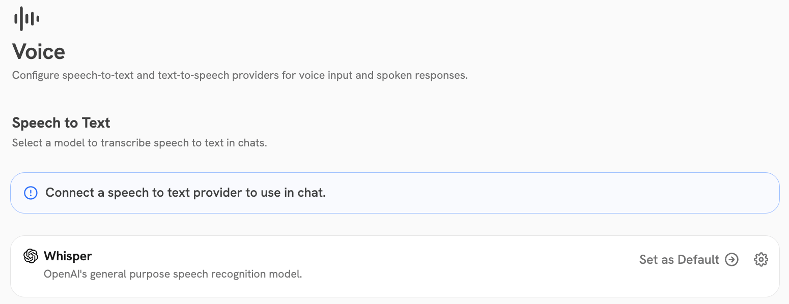 Set Default Provider
