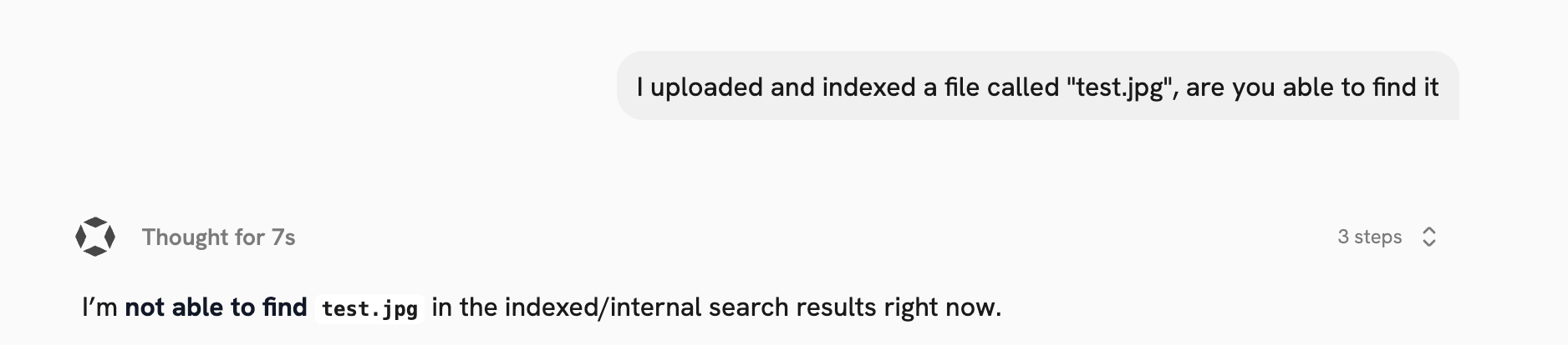 Document Ingestion Test — File Content Not Found