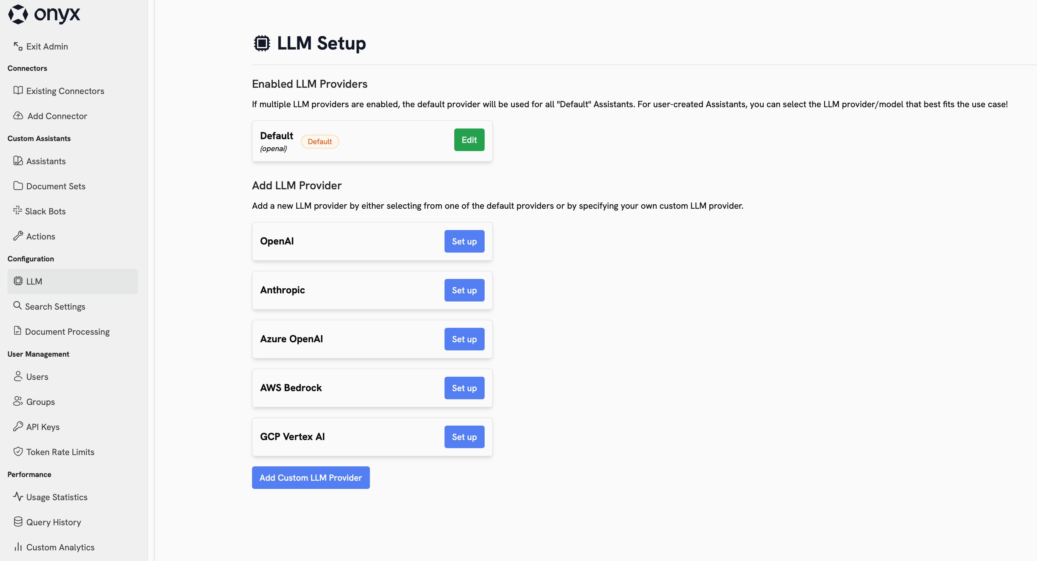 Language Models page overview