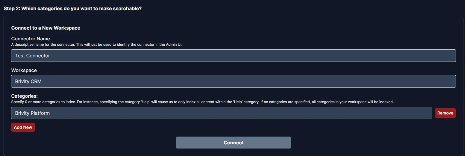 Document360 connector authentication