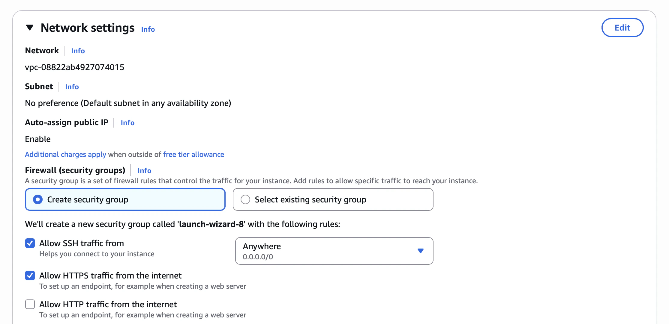 EC2 Security Group Configuration