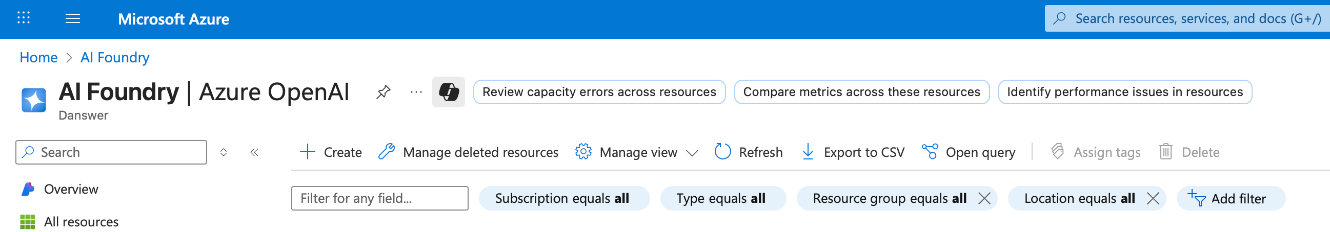 Azure OpenAI Service