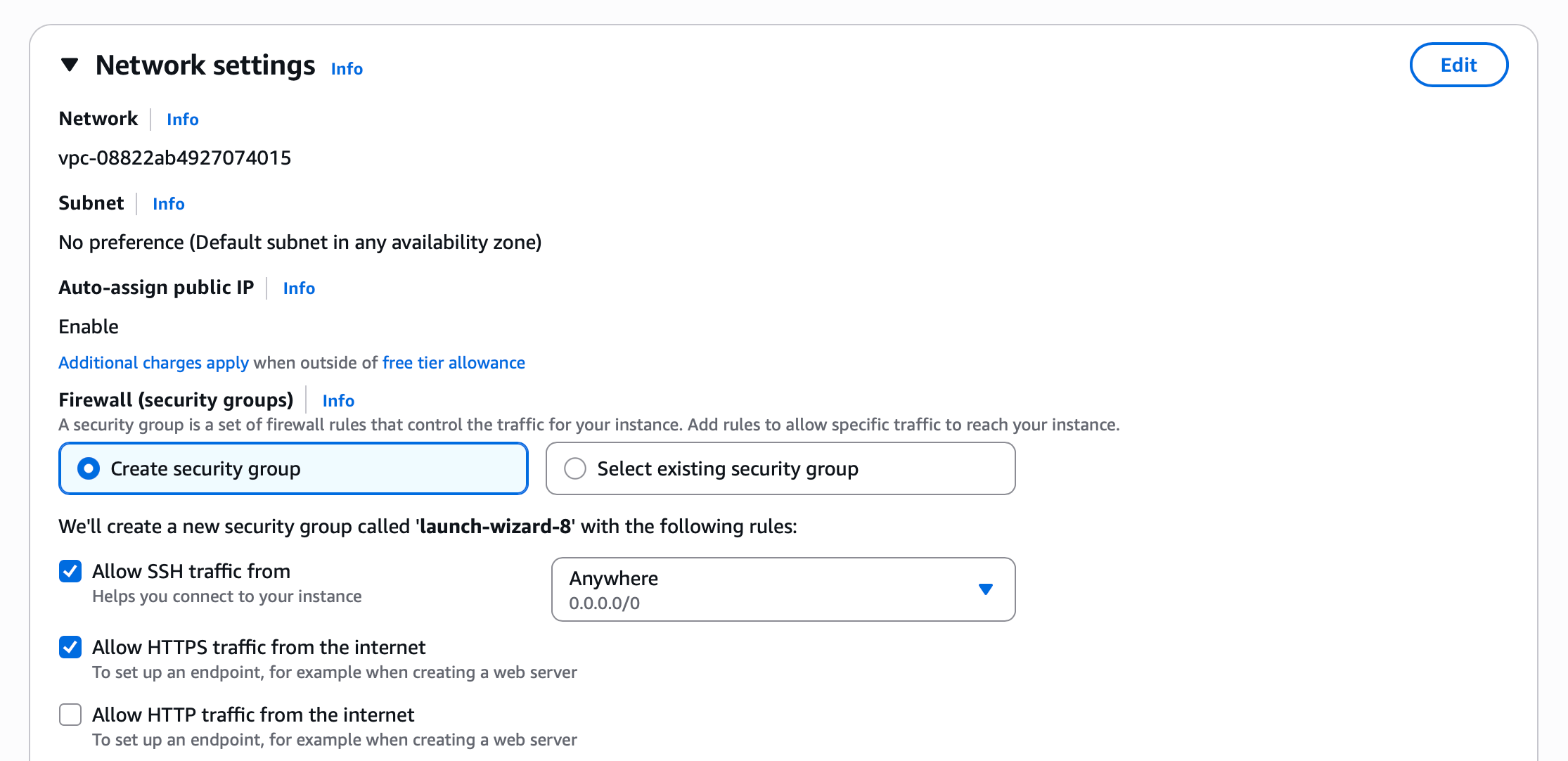 EC2 Security Group Configuration