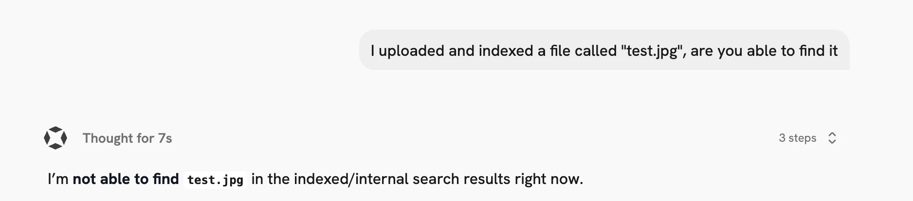 Document Ingestion Test — File Content Not Found