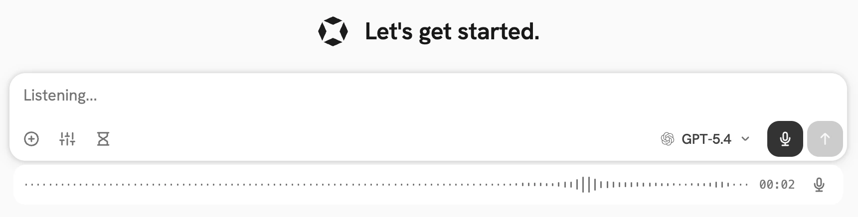 Voice Mode Interface