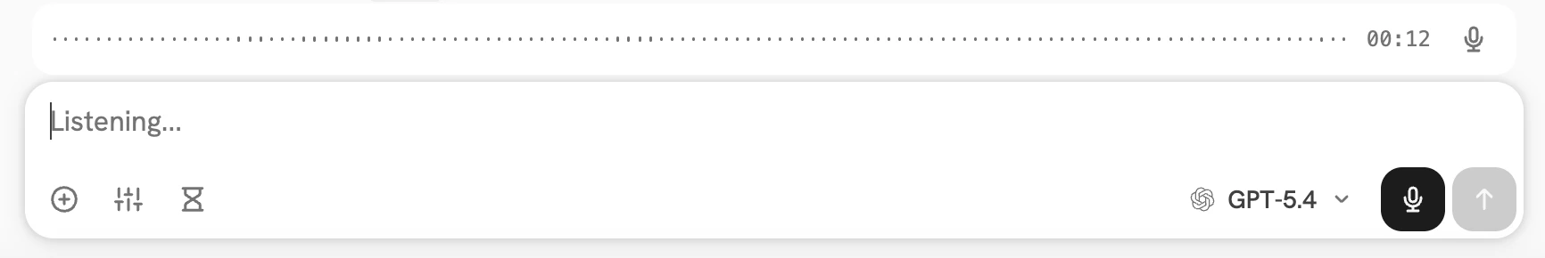 Voice Mode listening