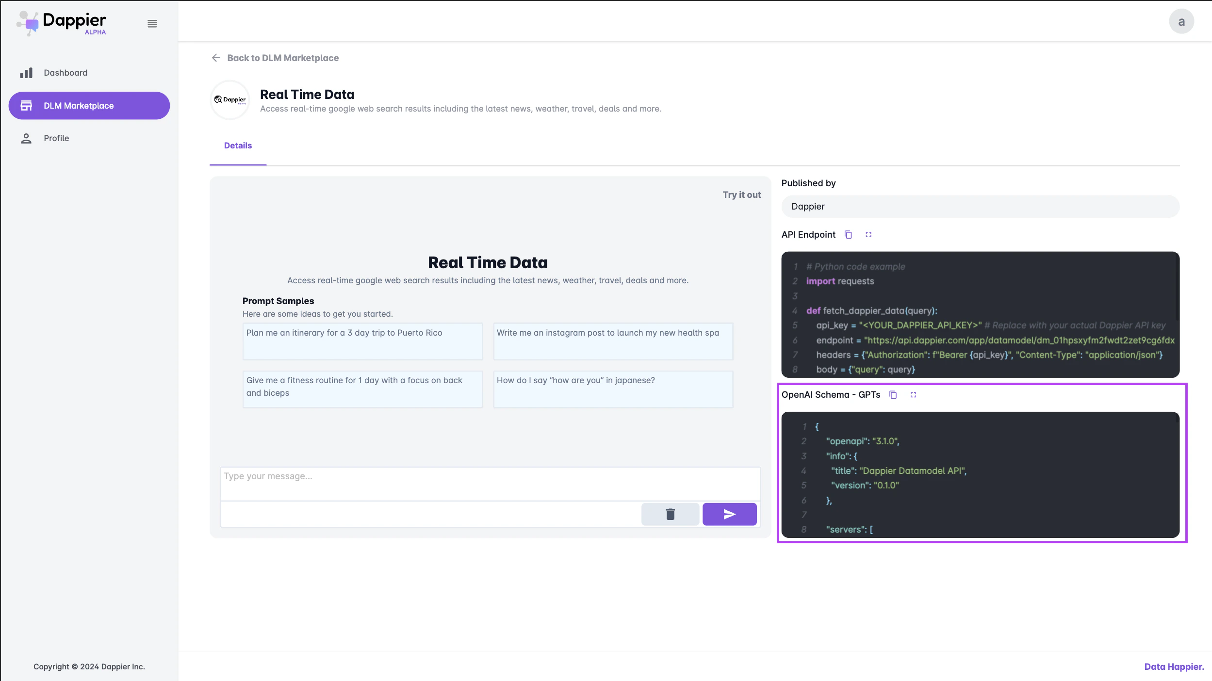 Dappier Marketplace