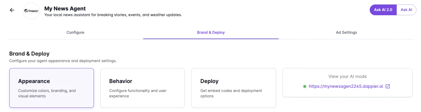Brand & Deploy