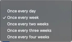 Frequency to Prompt Users