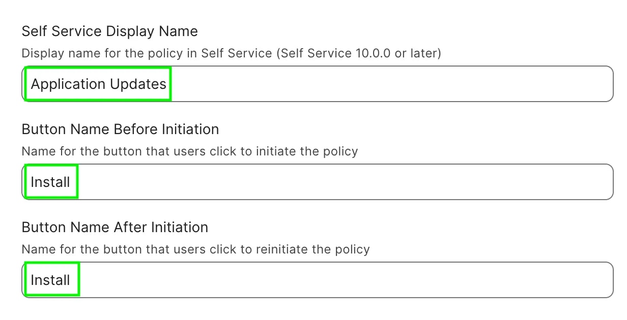 Self Service