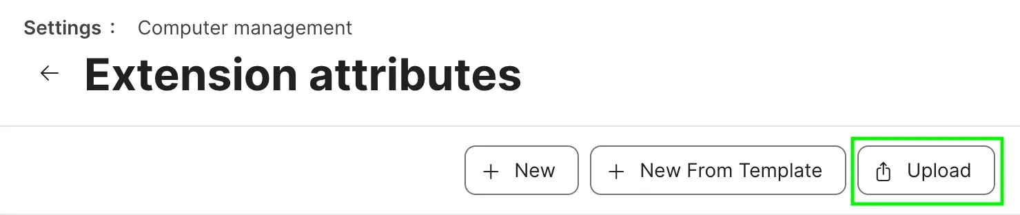 Extension Attributes