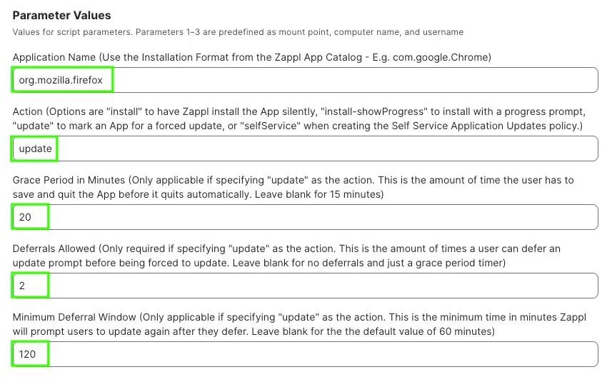 Forced Update