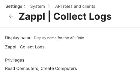 Log Collection via MDM