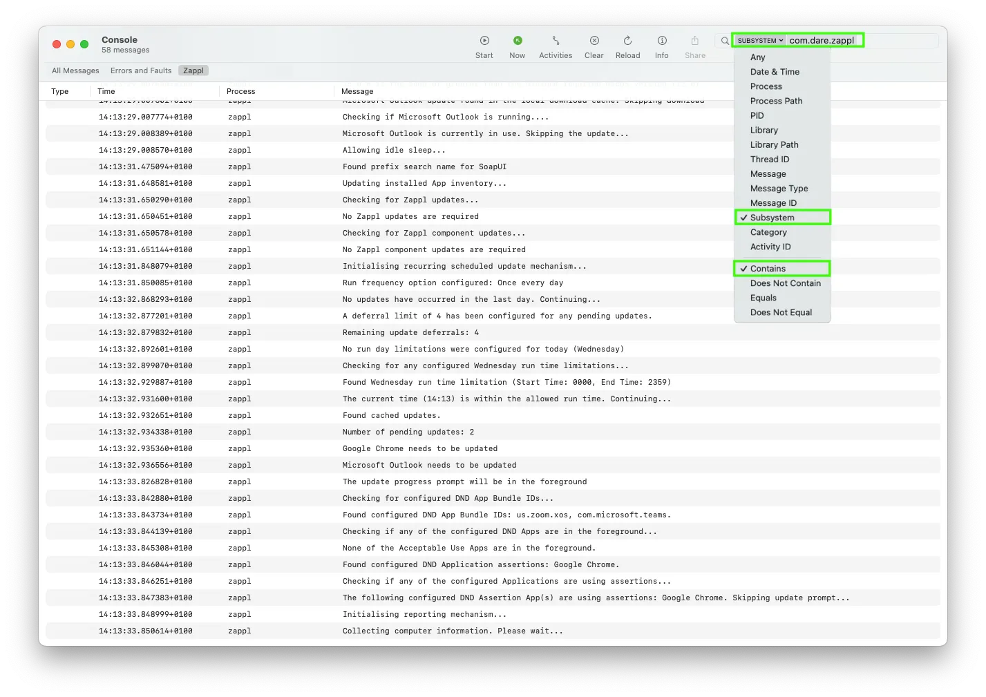 Log Streaming - Console