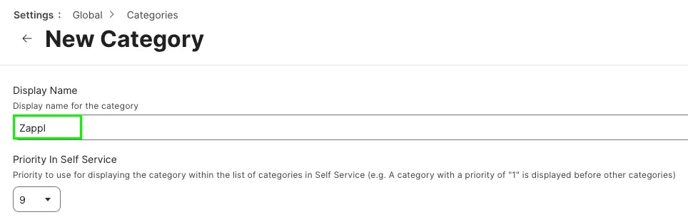 Jamf Pro Category