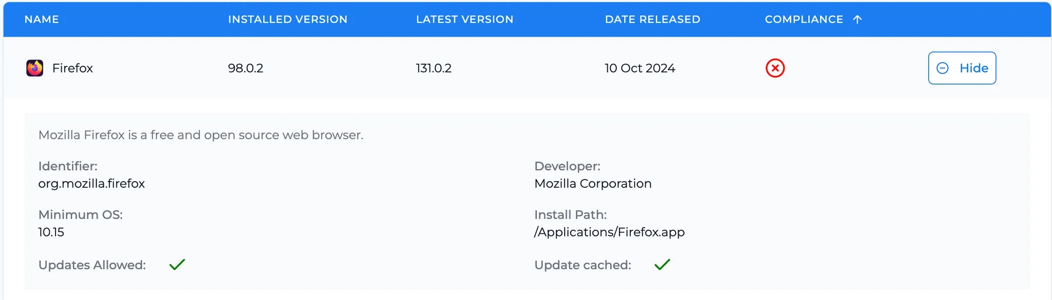 Portal App Details