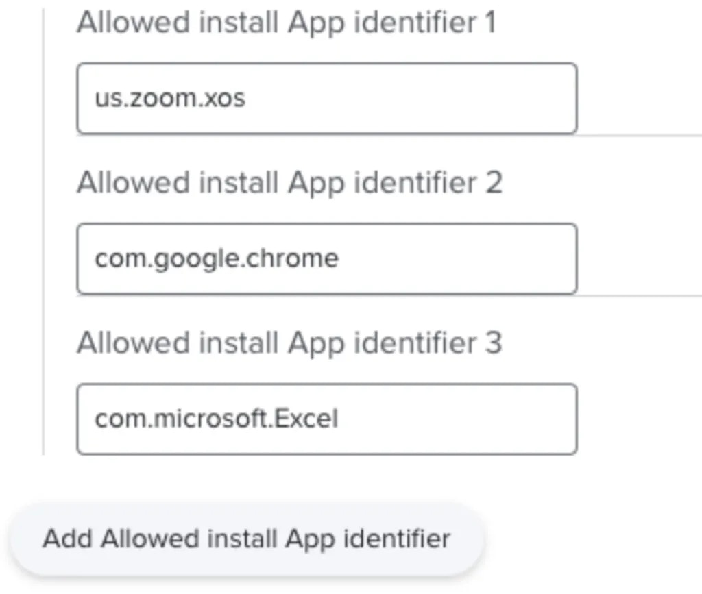 Allowed Updates