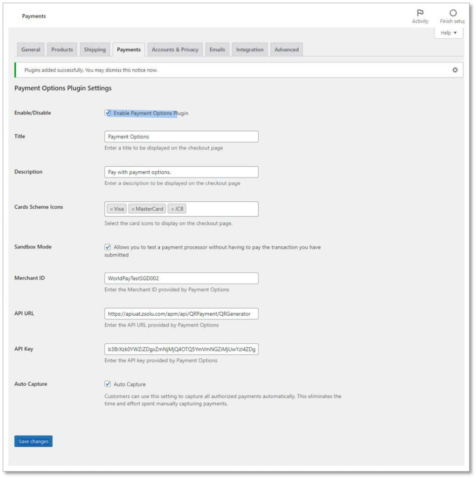 Backend image