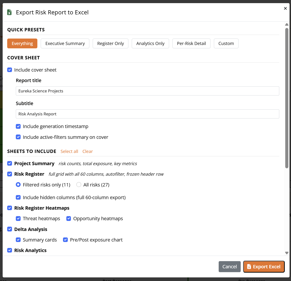 Risk Register