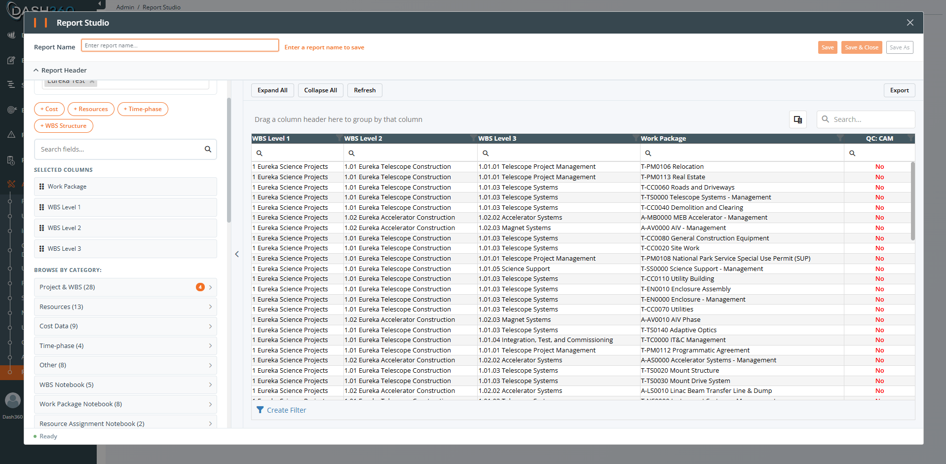 Quality Check columns adding Yes/No completeness columns