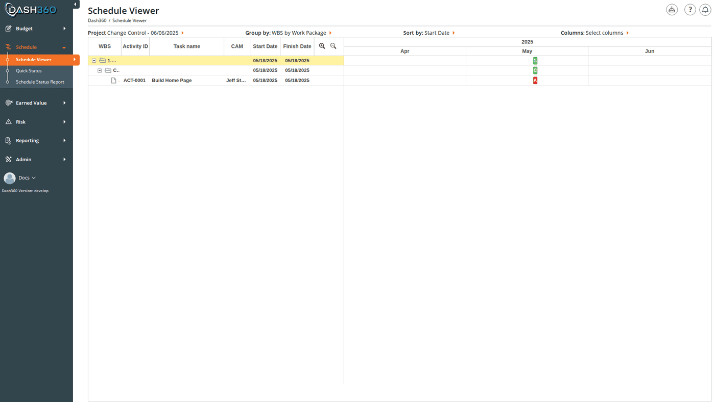Schedule Viewer