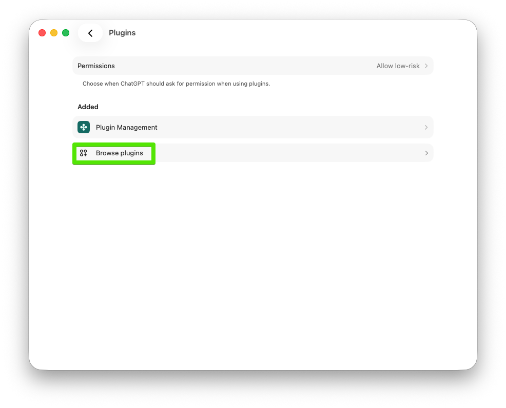 Browse Plugins