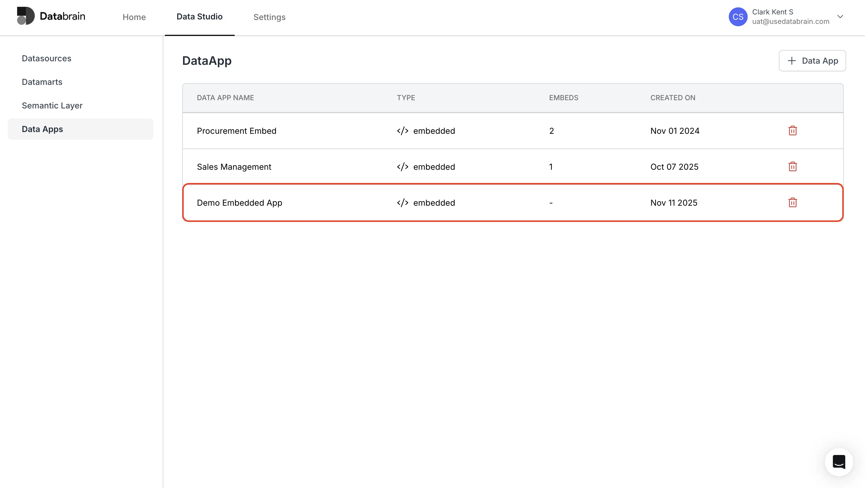 Verify Datapp