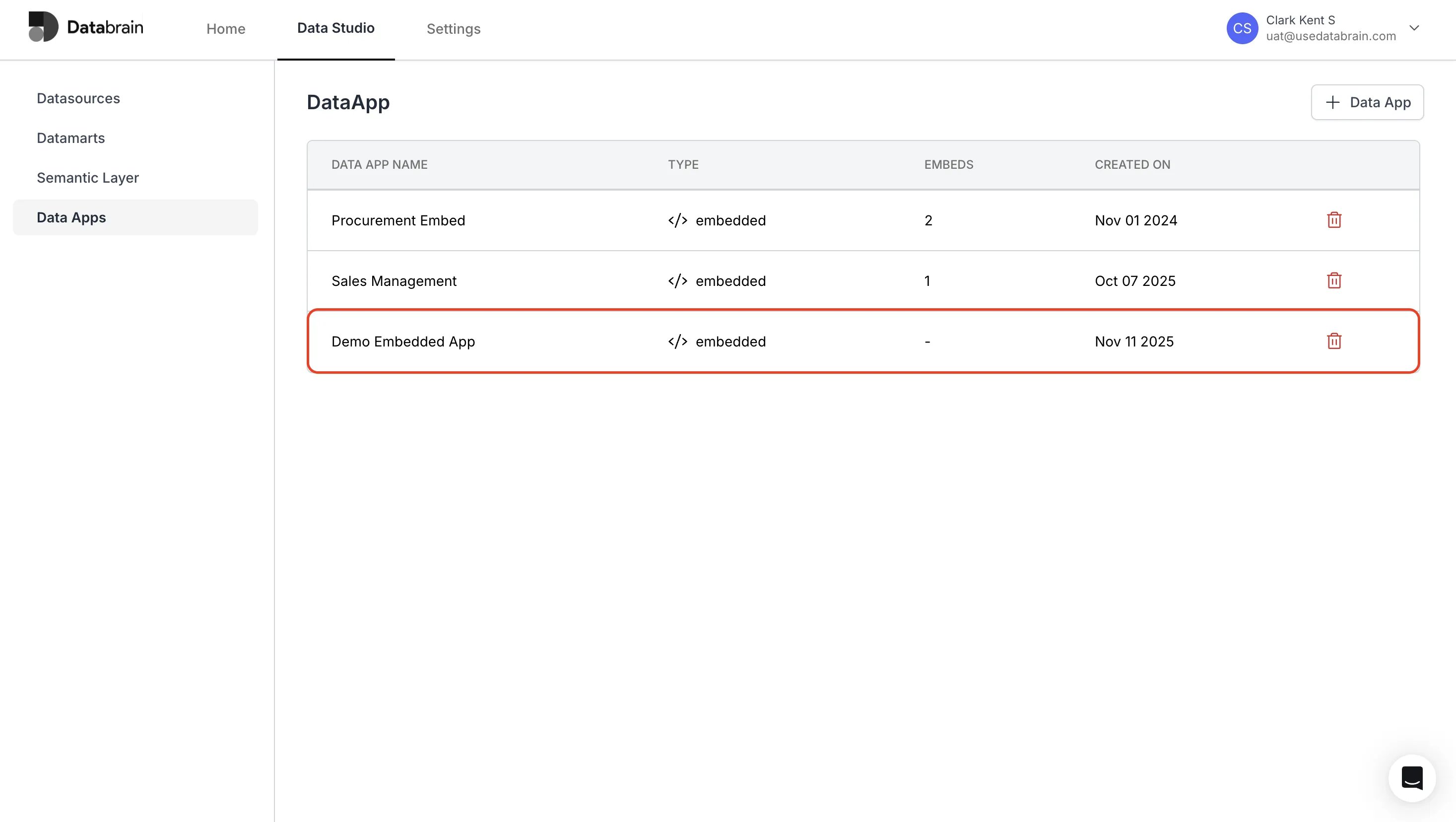Verify Datapp