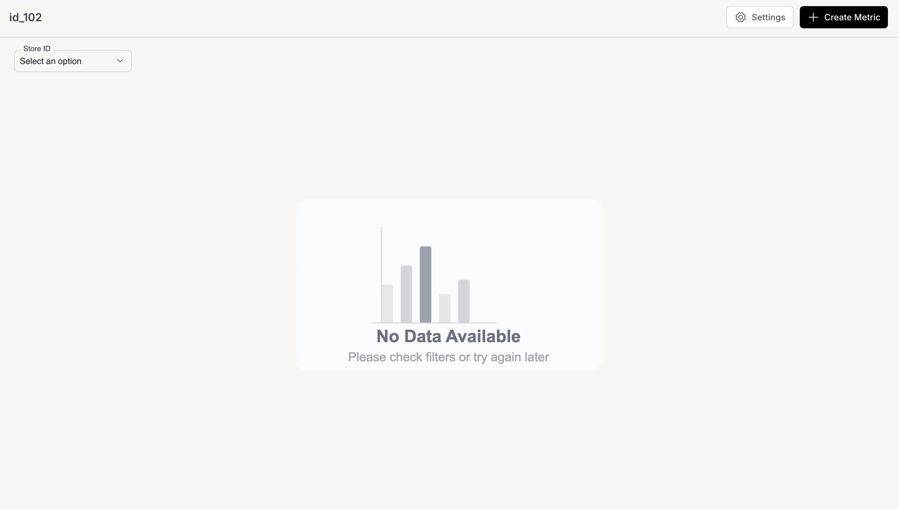 Created Dashboard in embed