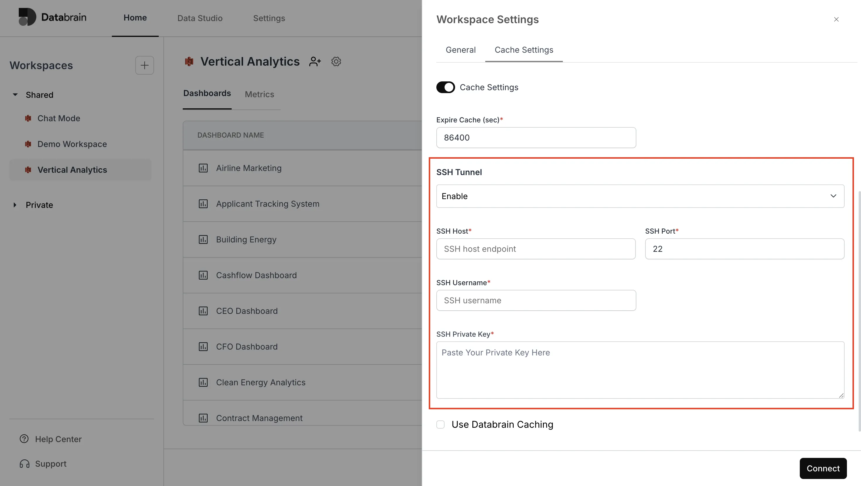 SSH Tunneling Support for Redis