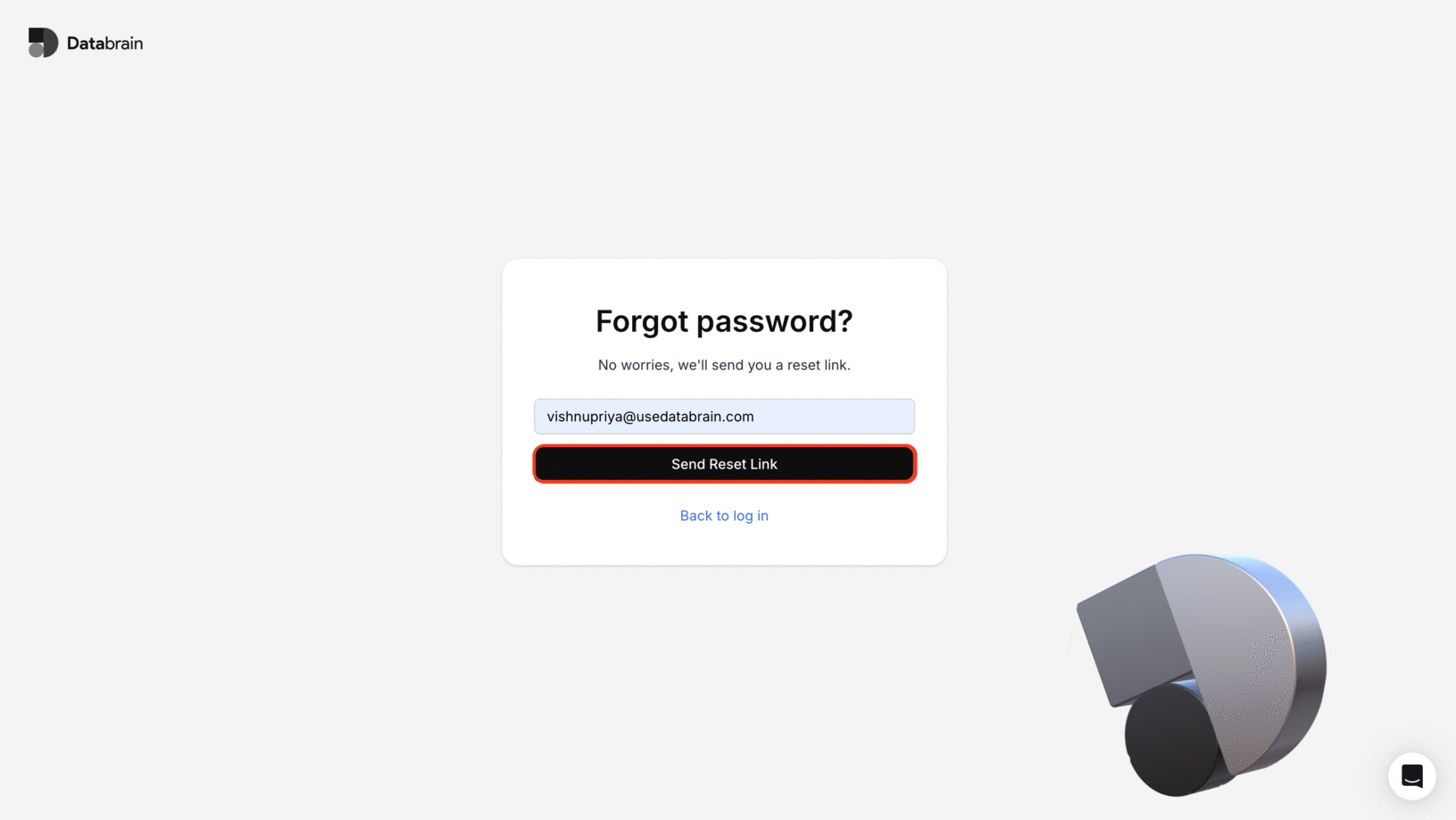 Forgot password mail 