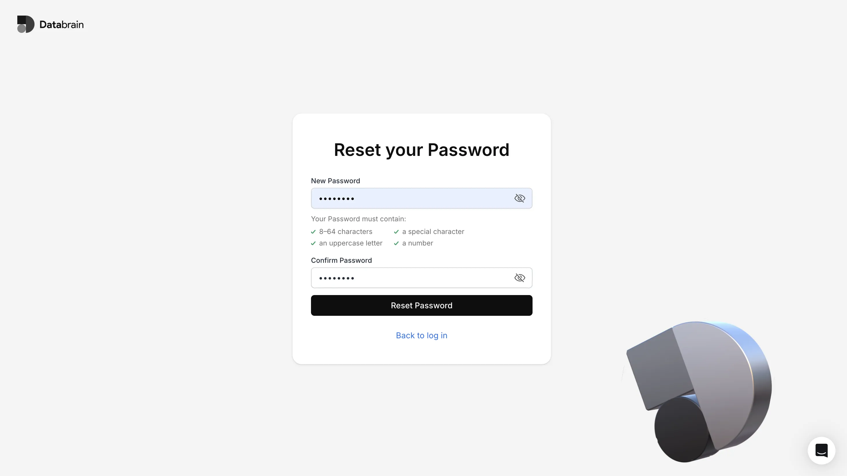 Reset password 