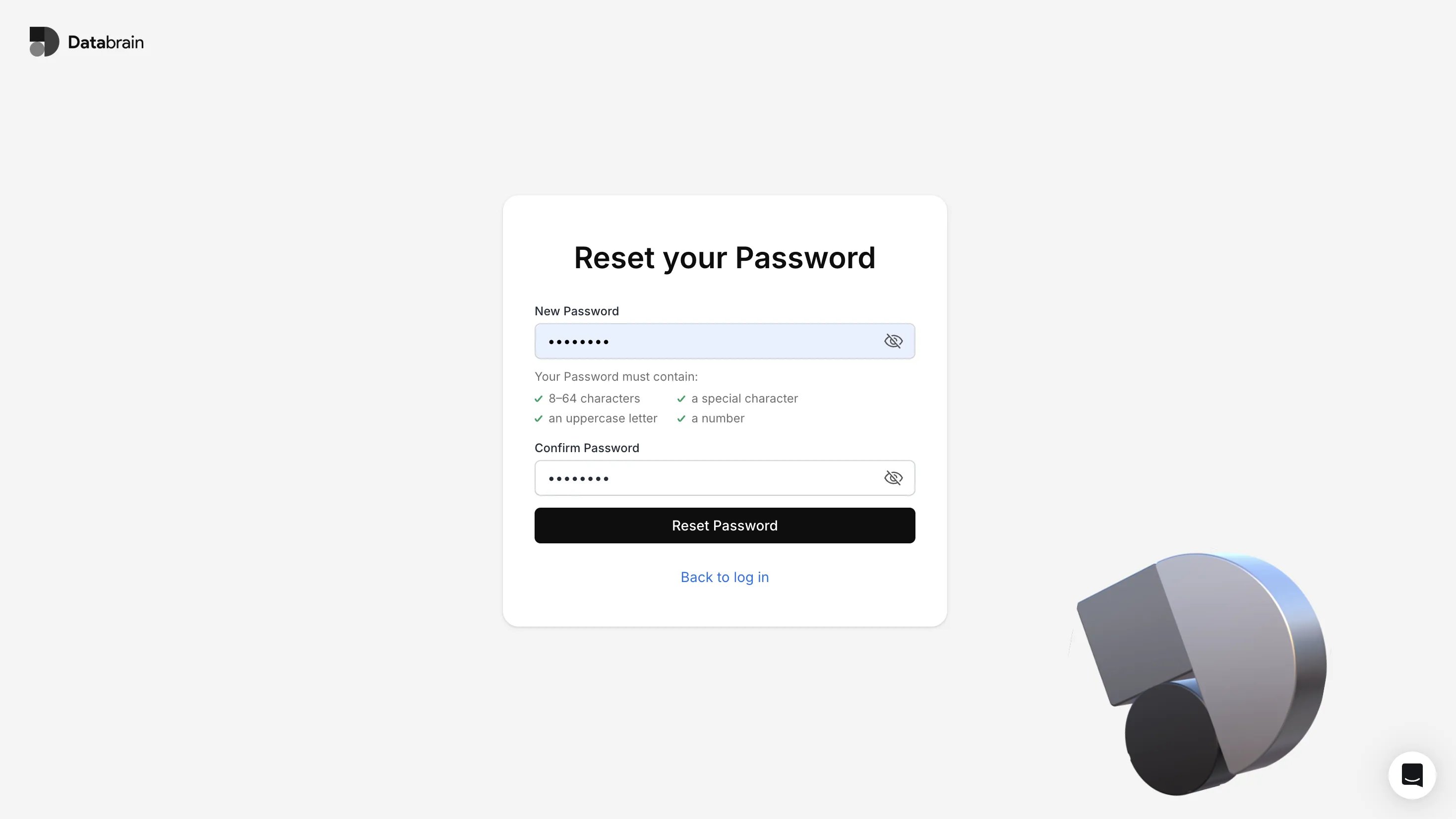 Reset password
