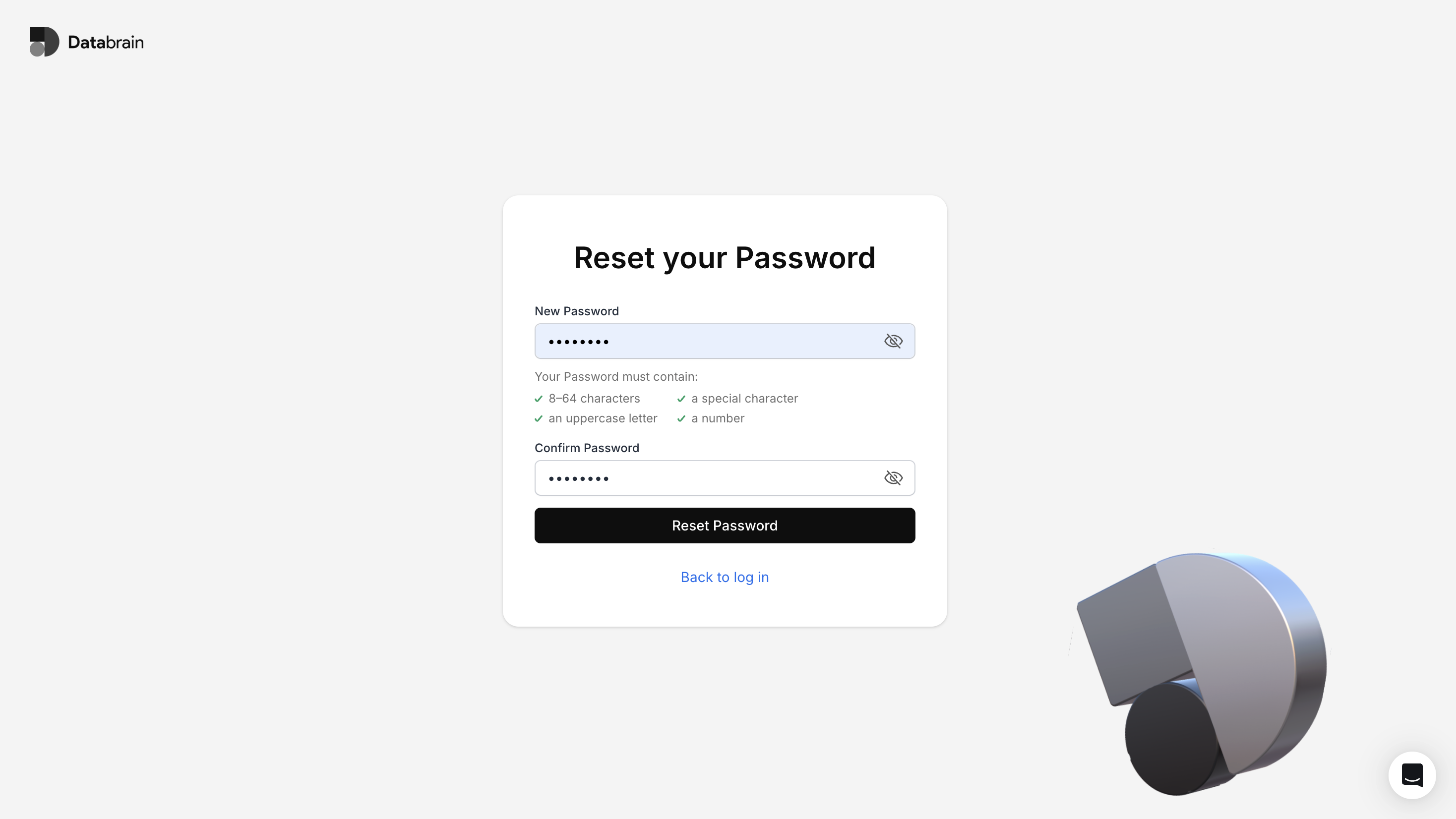Reset password