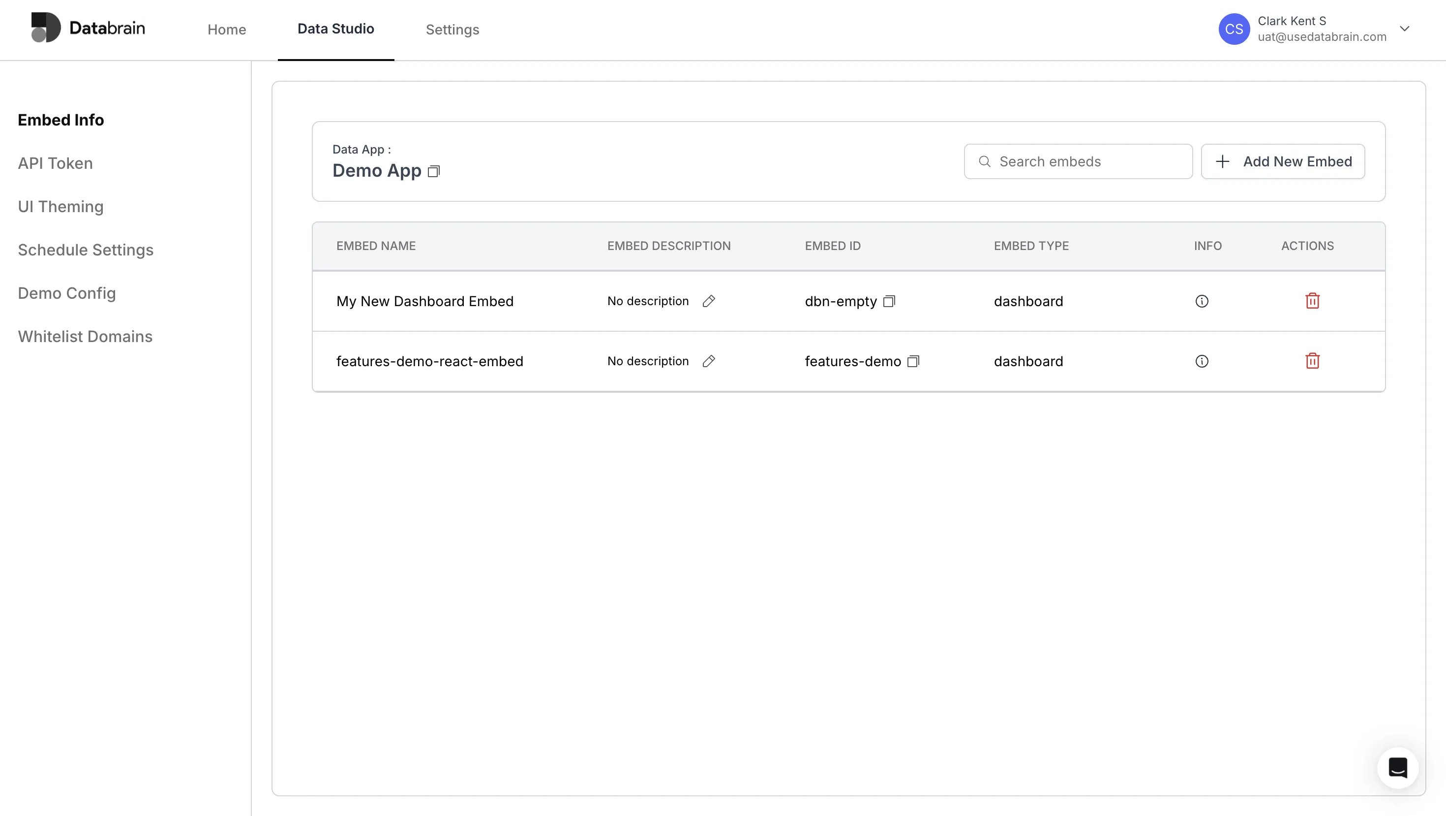 Delete Embeds from UI