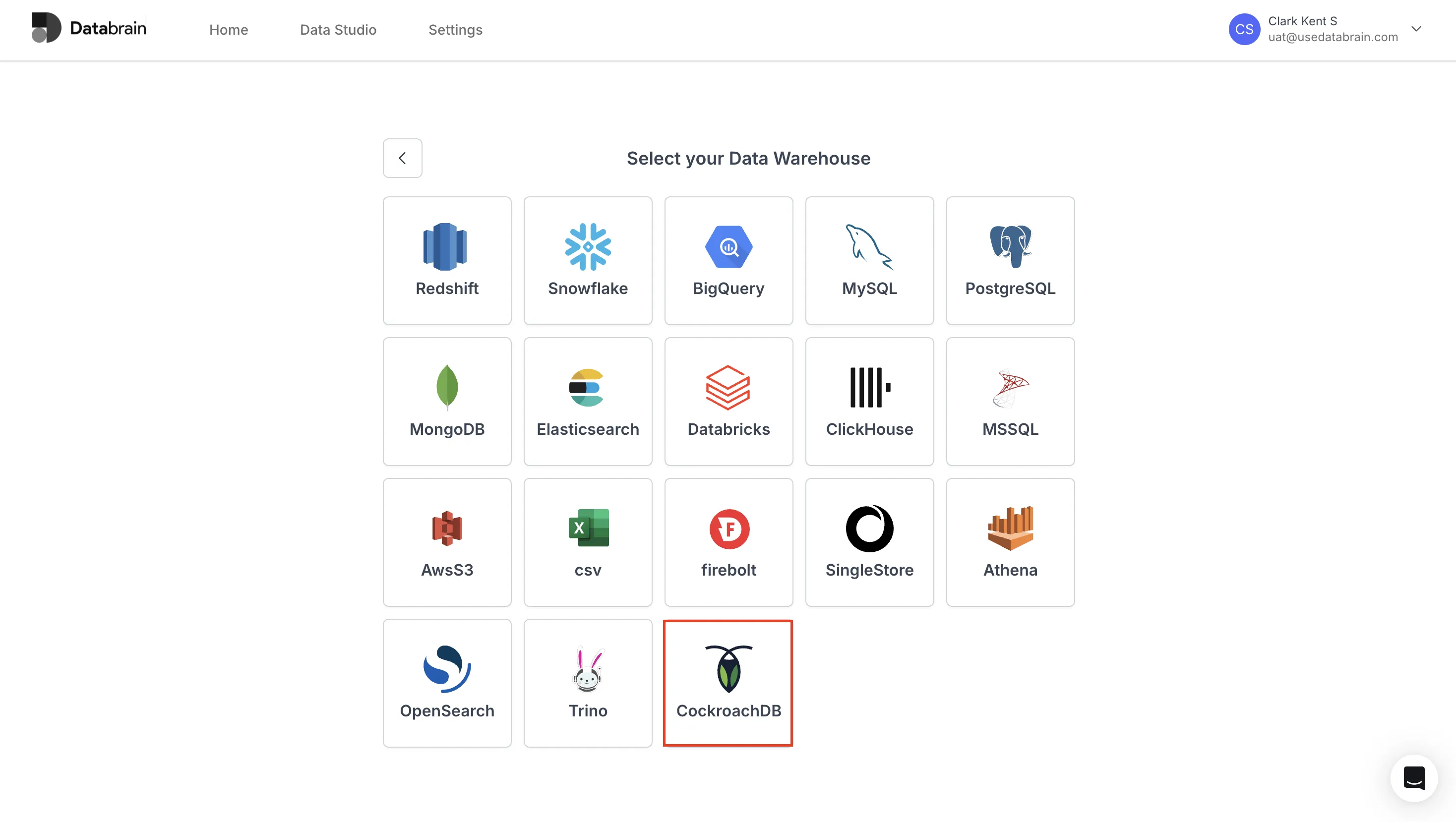 Choose Datasource