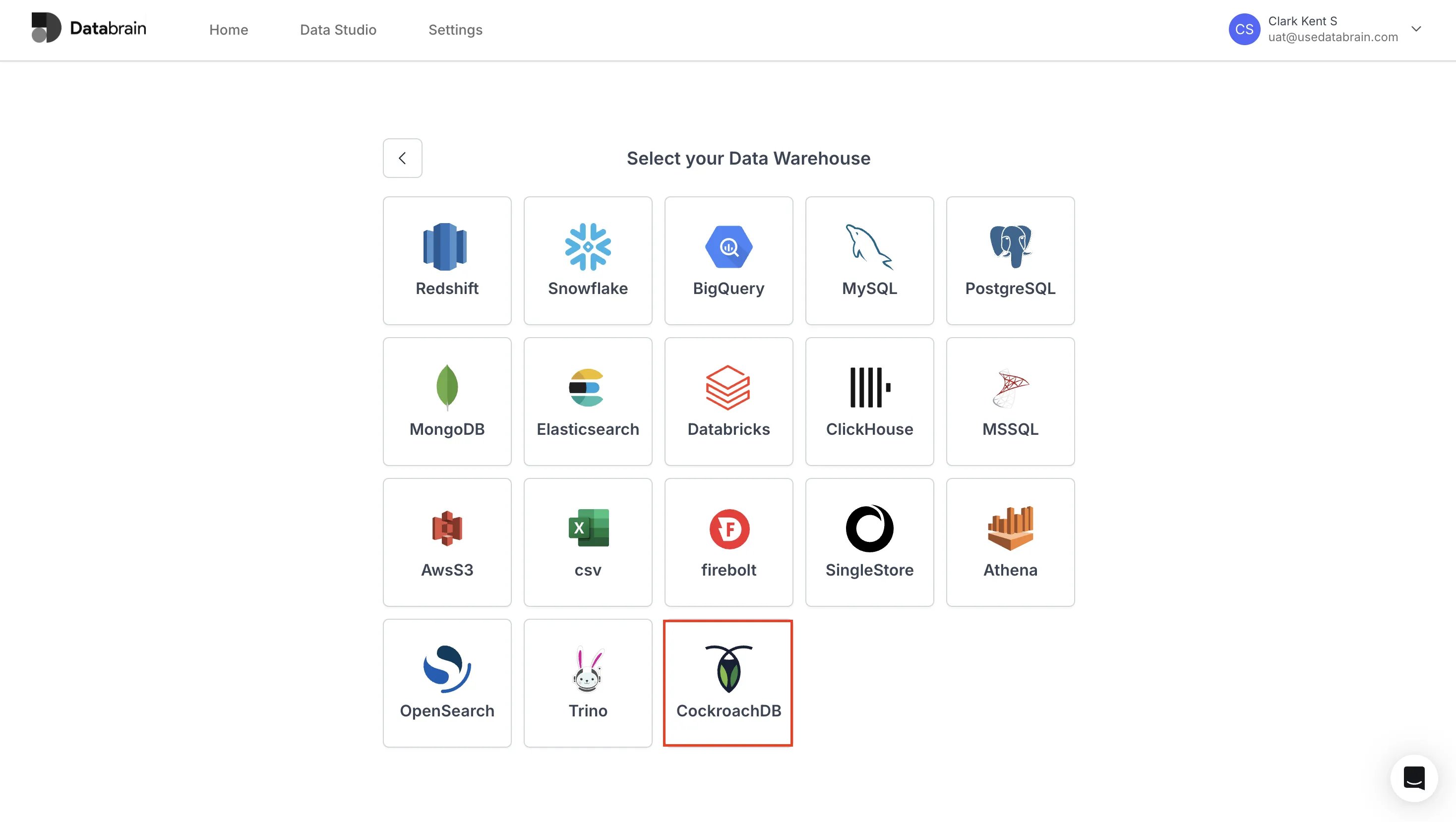 Choose Datasource