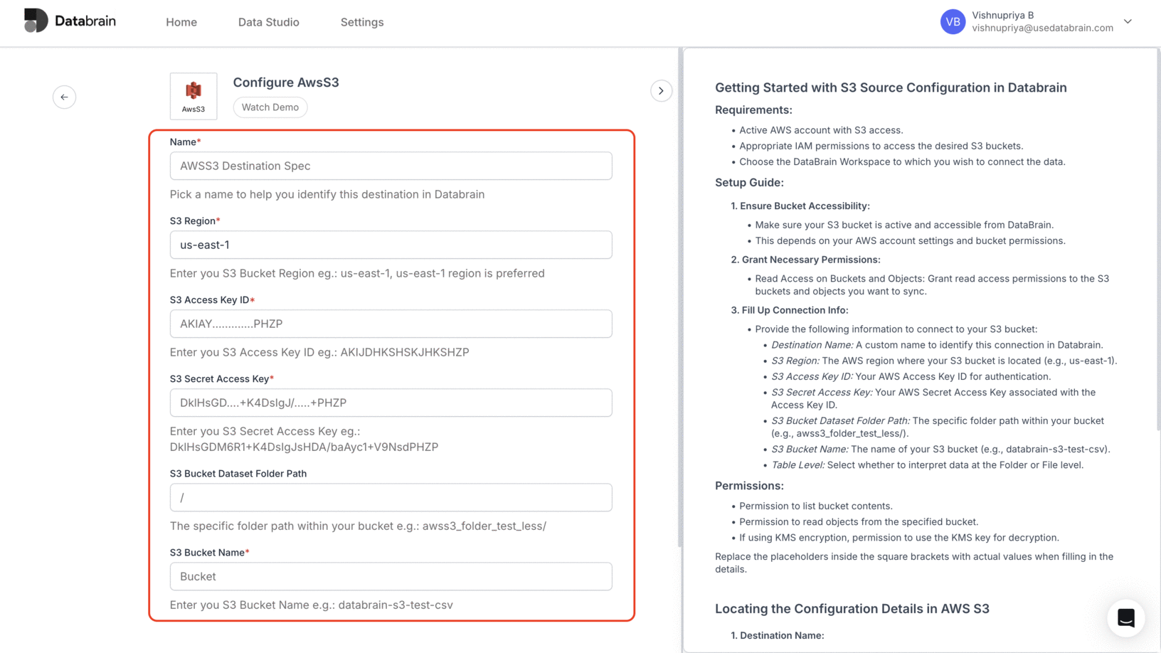 Authenticate Datasource