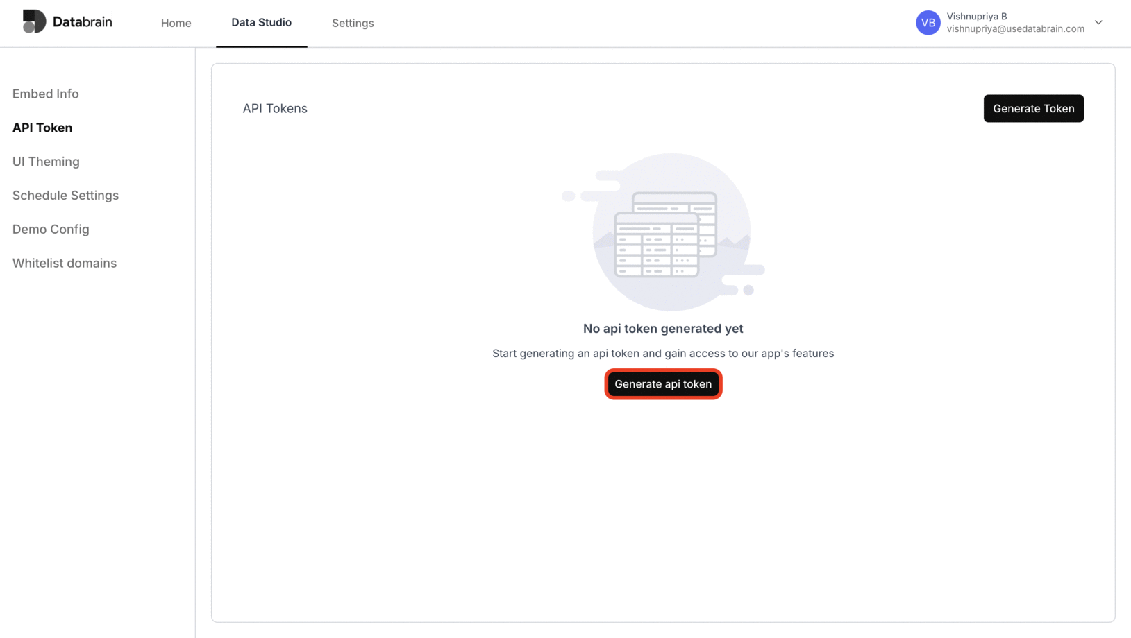 Generate API Token