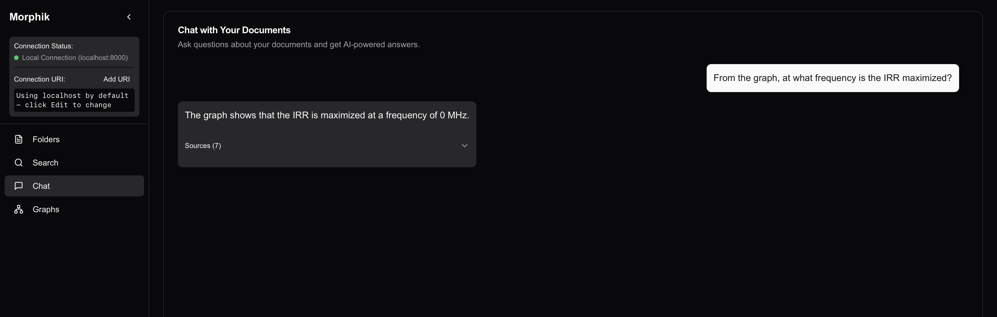 Morphik's technical approach correctly processes the query